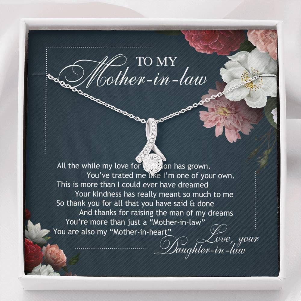 To My Mother-in-law Necklace - Happy Birthday Mother-in-law