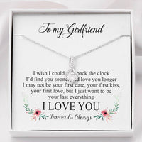 Thumbnail for To My Girlfriend Necklace - Happy Birthday Girlfriend