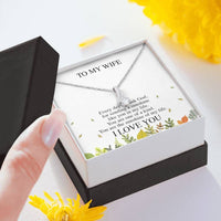 Thumbnail for To My Wife Necklace - Happy Birthday Wife