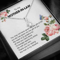 Thumbnail for To My Mother-In-Law Necklace - Happy Birthday Mother-In-Law