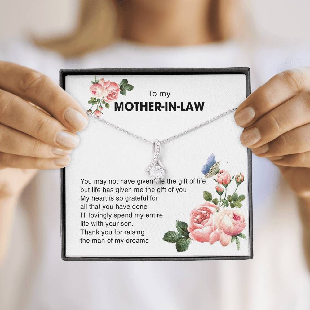 To My Mother-In-Law Necklace - Happy Birthday Mother-In-Law