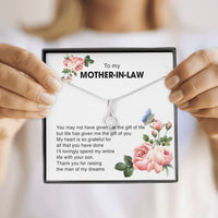 Thumbnail for To My Mother-In-Law Necklace - Happy Birthday Mother-In-Law