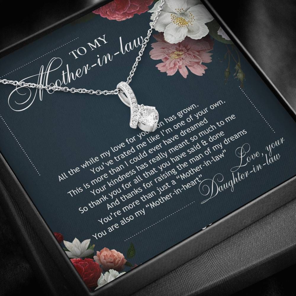 To My Mother-in-law Necklace - Happy Birthday Mother-in-law
