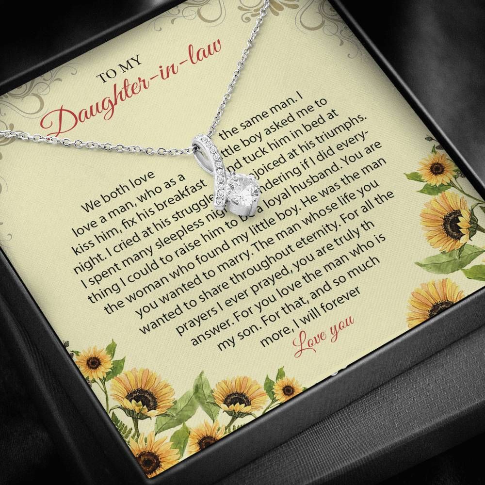 To My Daughter-in-law Necklace - Happy Birthday Daughter-in-law