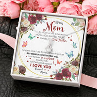 Thumbnail for To My Mom Necklace - Happy Birthday Mom