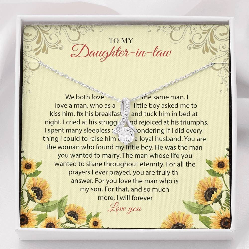 To My Daughter-in-law Necklace - Happy Birthday Daughter-in-law