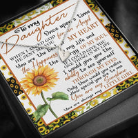 Thumbnail for Personalized Name To My Daughter Heart Necklace - Gift for Daughter