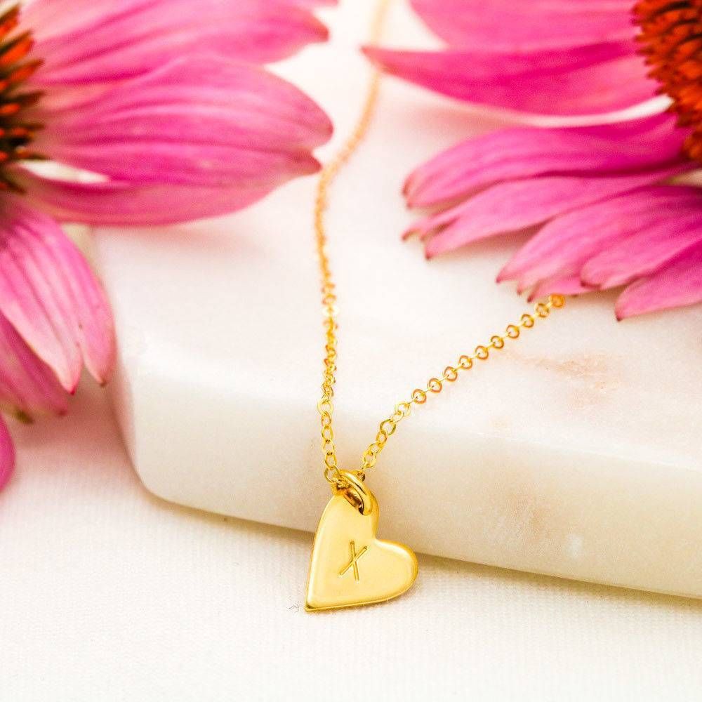 Personalized Name To My Daughter Heart Necklace - Gift for Daughter