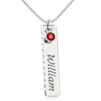 Thumbnail for Custom Name Necklace To My Daughter-in-law Personalized Birthstone Necklace