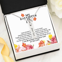 Thumbnail for Custom Name Necklace My Daughter-in-law Personalized Birthstone Necklace