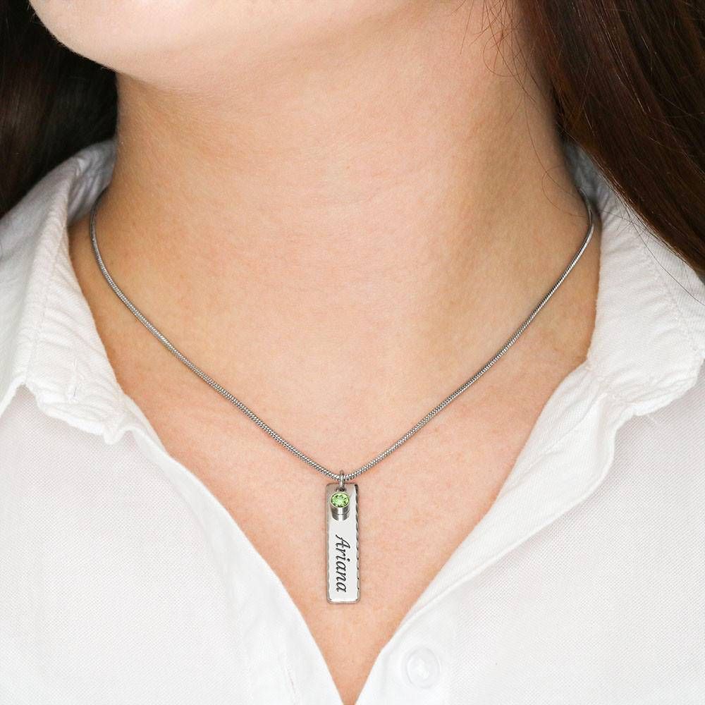 Custom Name Necklace My Future Wife Personalized Birthstone Necklace
