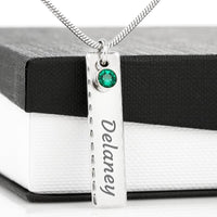 Thumbnail for Custom Name Necklace My Future Wife Personalized Birthstone Necklace