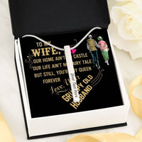 Thumbnail for Custom Name Necklace To My Wife Personalized Necklace - Gift for Wife