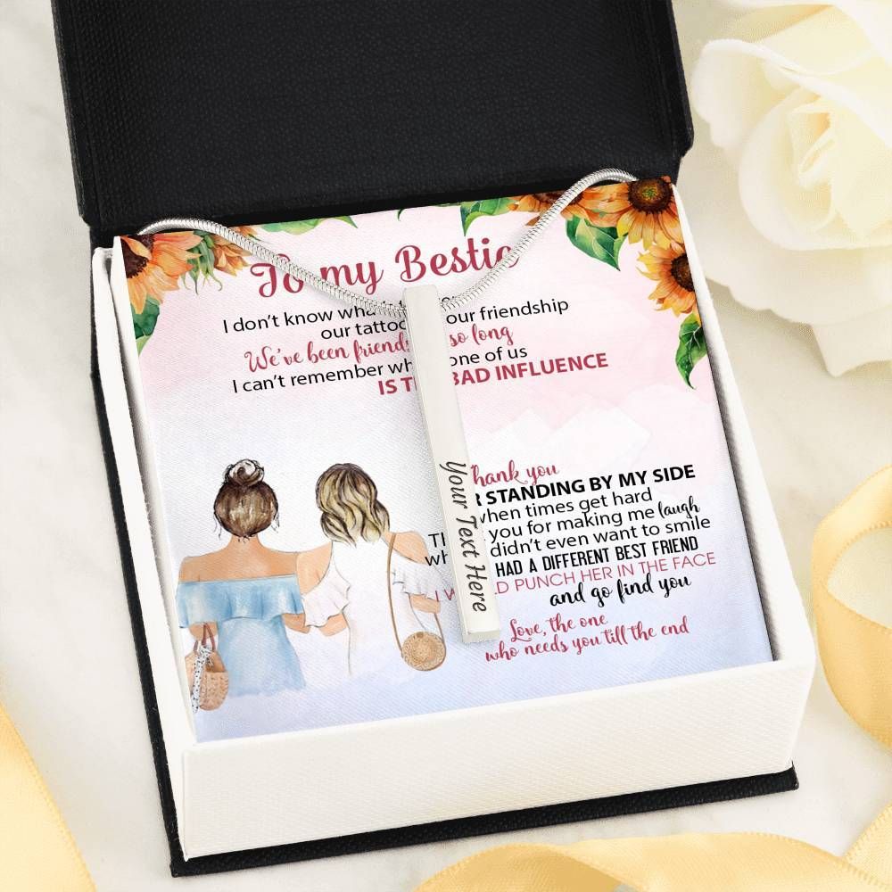 Custom Name Necklace To My Bestie Personalized Necklace - Gift for Bestie