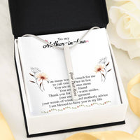 Thumbnail for Custom Name Necklace To My Mother-in-law Personalized Necklace