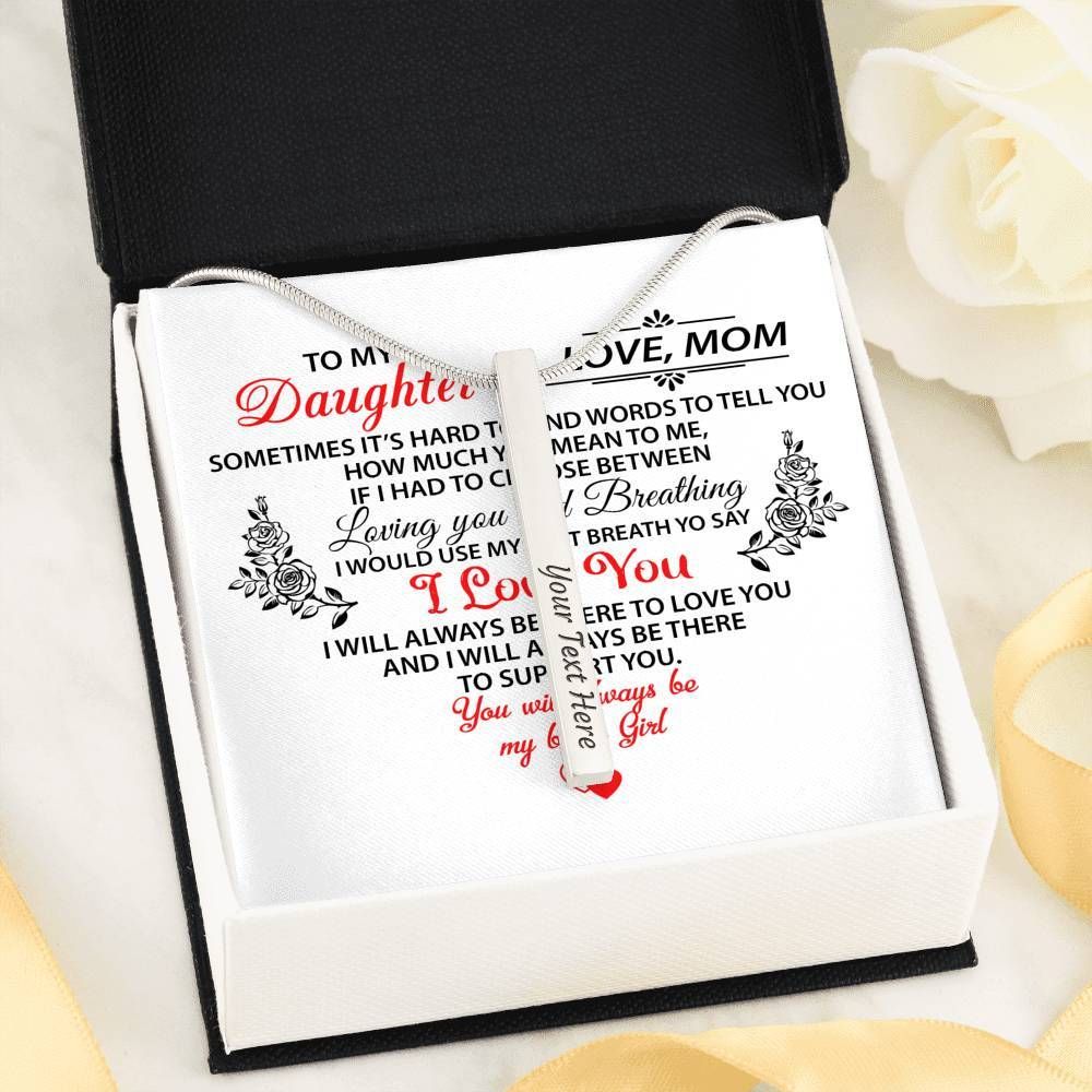 Custom Name Necklace To My Daughter Personalized Necklace - Gift for Daughter