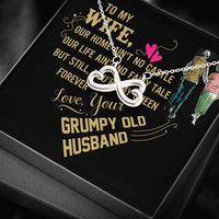 Thumbnail for To My Wife Infinity Hearts Necklace - Gift for Wife