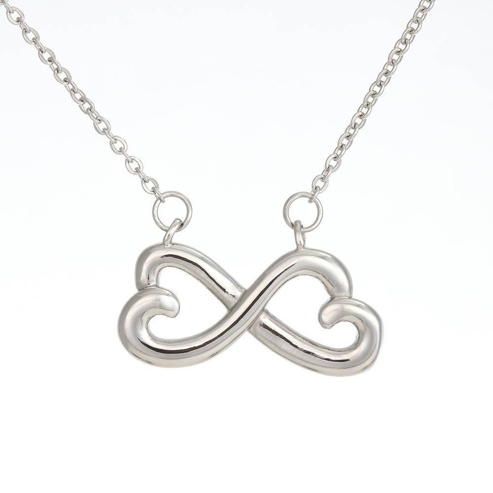 To My Wife Infinity Hearts Necklace - Gift for Wife