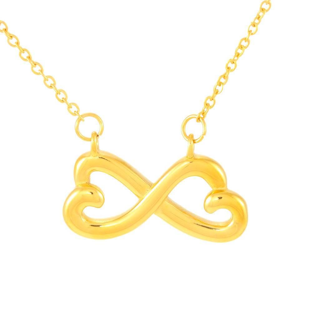 To My Bonus Mom Infinity Hearts Necklace - Gift for Mom