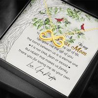 Thumbnail for To My Bonus Mom Infinity Hearts Necklace - Gift for Mom