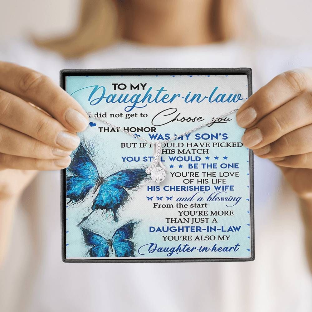 To My Daughter-in-law 03 Necklace - Happy Birthday Daughter-in-law