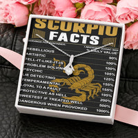 Thumbnail for Scorpio Facts Necklace - Happy Birthday