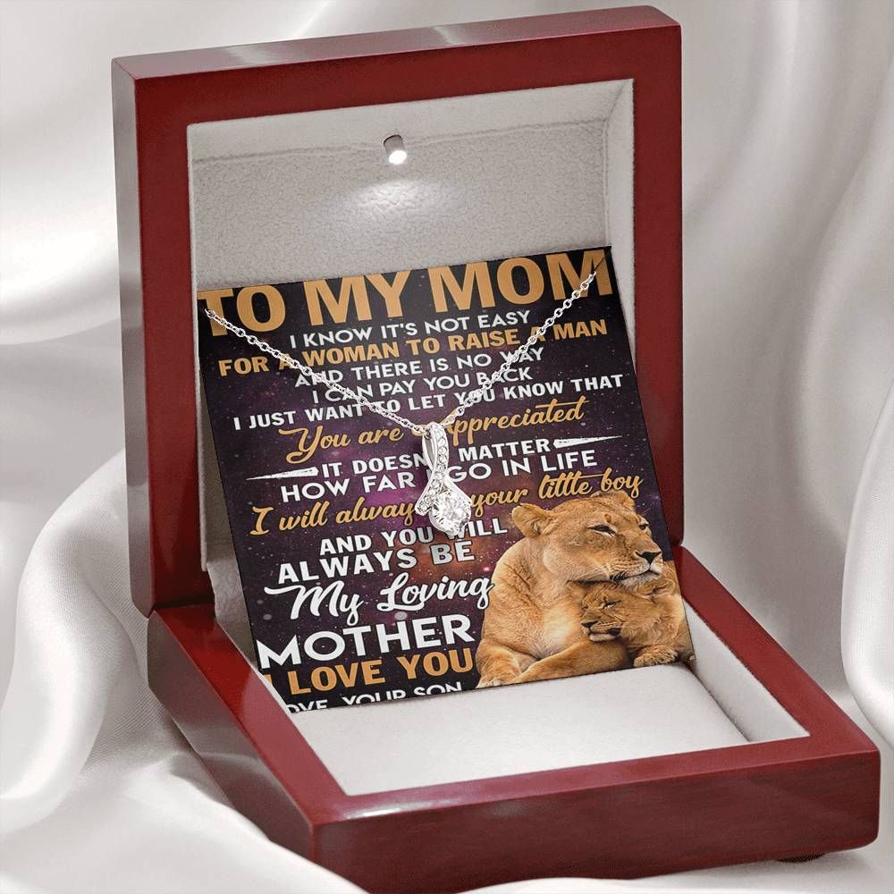 Lion To My Mom 052 Necklace - Happy Birthday Mom