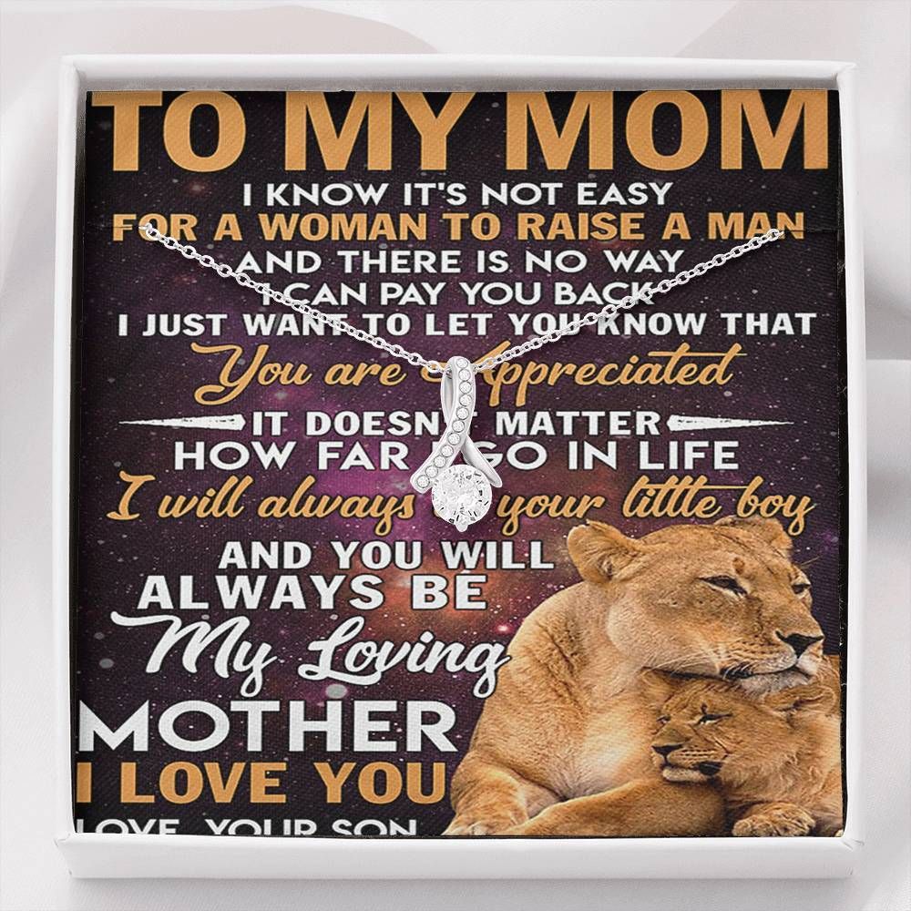 Lion To My Mom 052 Necklace - Happy Birthday Mom