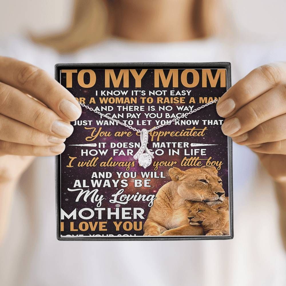 Lion To My Mom 052 Necklace - Happy Birthday Mom