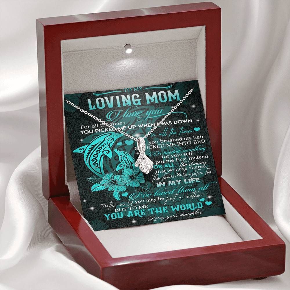 To My Mom 05 Necklace - Happy Birthday Mom