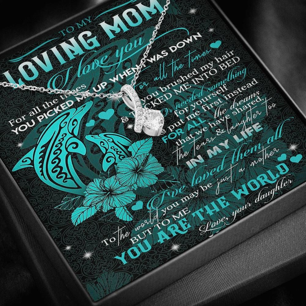 To My Mom 05 Necklace - Happy Birthday Mom