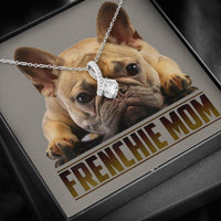 Thumbnail for Frenchie Mom Necklace - Happy Birthday Mom