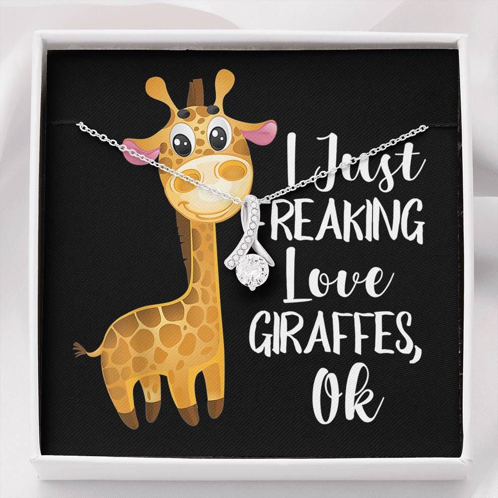 Giraffe Necklace - Happy Birthday Son & Daughter