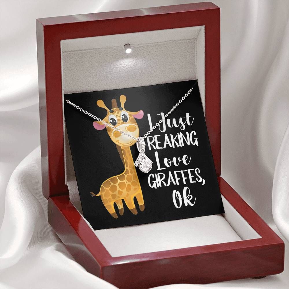 Giraffe Necklace - Happy Birthday Son & Daughter