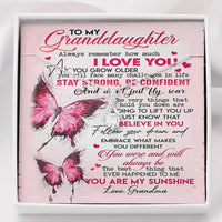 Thumbnail for To My Granddaughter 07 Necklace - Happy Birthday Granddaughter