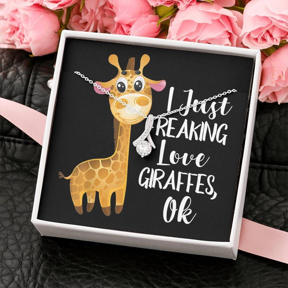 Giraffe Necklace - Happy Birthday Son & Daughter