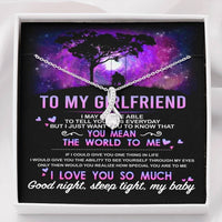 Thumbnail for To My Girlfriend 001 Necklace - Happy Birthday Girlfriend
