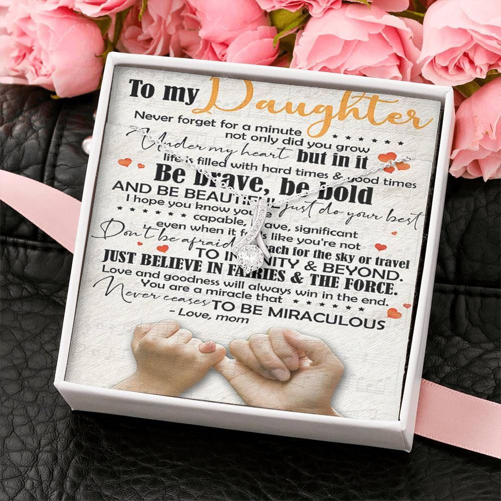 To My Daughter 095 Necklace - Happy Birthday Daughter