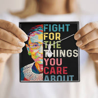 Thumbnail for Ruth Bader Ginsburg RBG Necklace - Happy Birthday