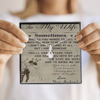 Thumbnail for To My Wife 029 Necklace - Happy Birthday Wife
