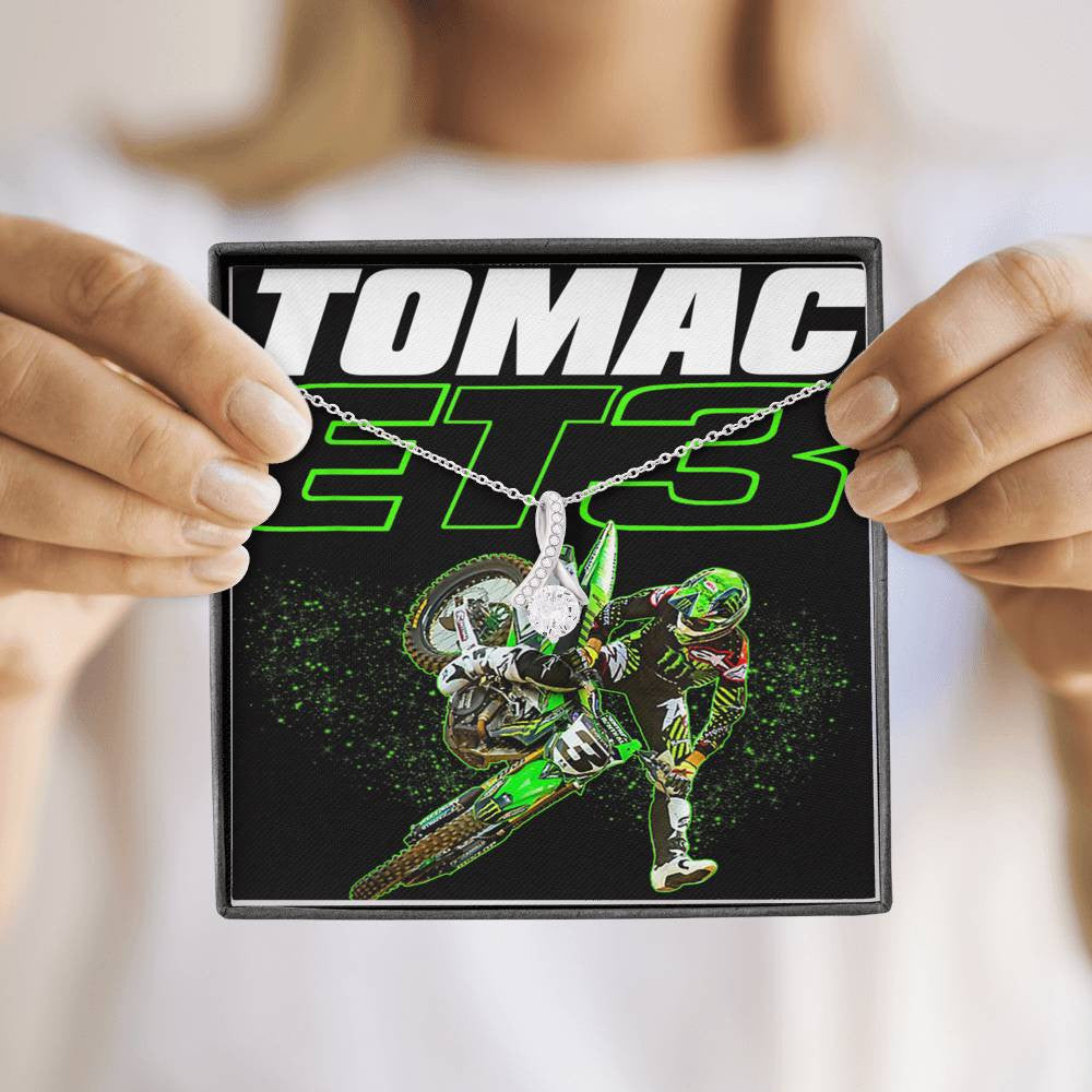 ET3 Tomac Motocross Supercross Necklace - Happy Birthday