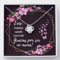 Thumbnail for Mom Necklace, Gracias Por Ser Mi Mama Love Necklace Gift. Surprise Gift For Mom Mama Or Mother