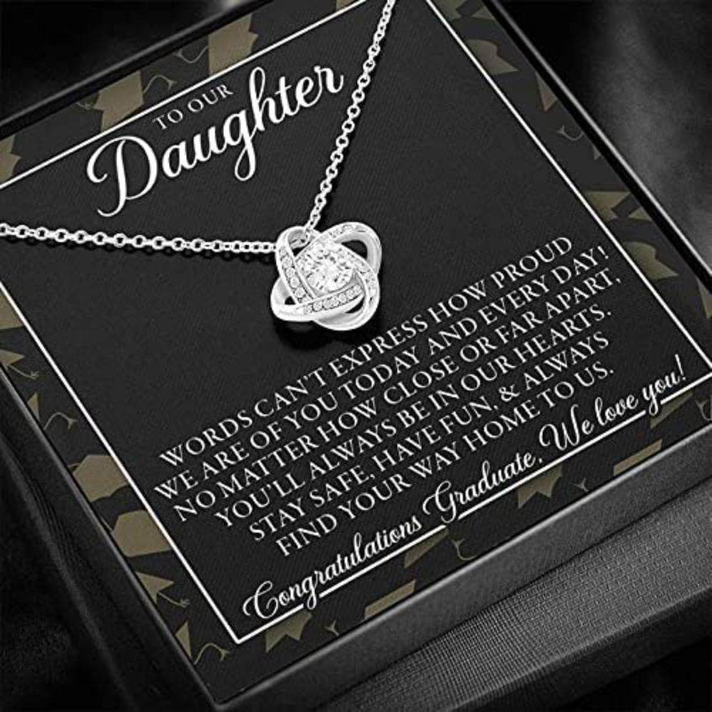 Daughter Necklace, Niece Necklace, Graduation Gift Necklace For Daughter From Parents, Class Of 2021 Senior Present