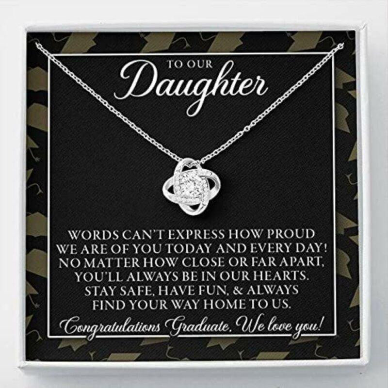 Daughter Necklace, Niece Necklace, Graduation Gift Necklace For Daughter From Parents, Class Of 2021 Senior Present