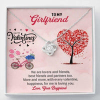 Thumbnail for Girlfriend Necklace, Wife Necklace, Necklace Gift For Girlfriend/Soulmate/Wife, Love Knot Pendant For Her