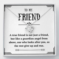 Thumbnail for Friend Necklace, Sister Necklace, To my friend necklace gift � a true friend