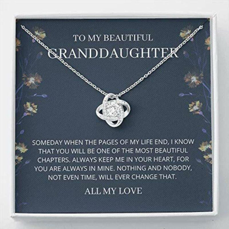 Granddaughter Necklace, Granddaughter Gift � Beautiful Chapters Necklace Gift From Grandma, Nana
