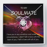 Thumbnail for Girlfriend Necklace, Wife Necklace, To My Soulmate Necklace Gift � I Love You � Only For You Necklace