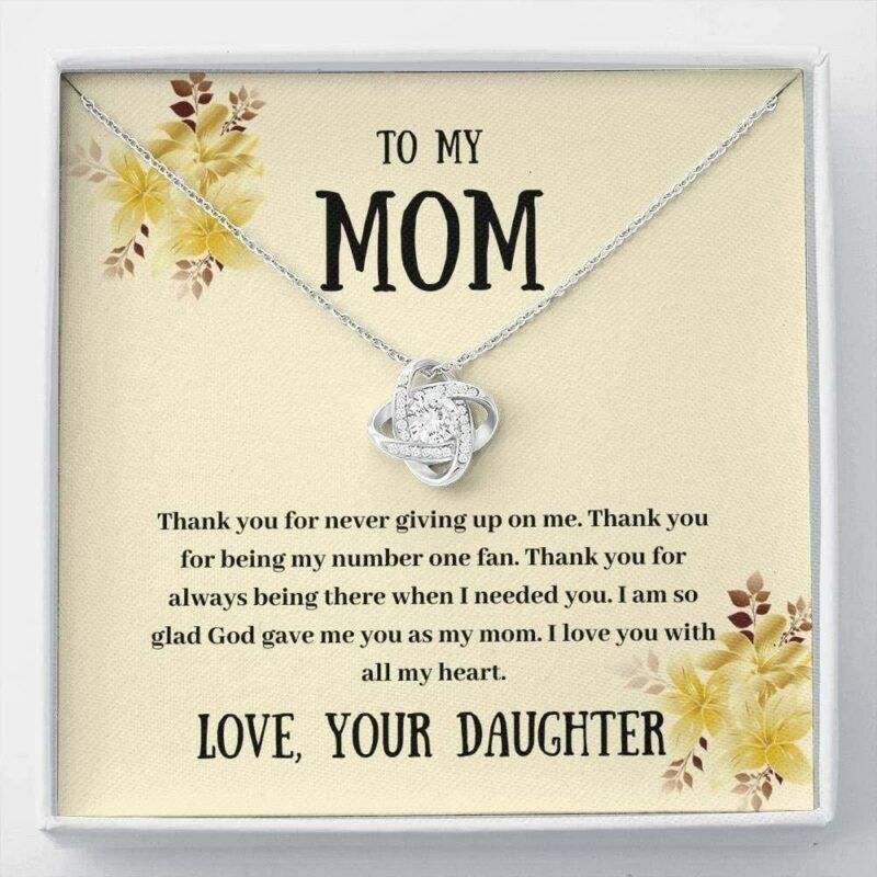 Mom Necklace, To my mom necklace gift � thank you necklace gift