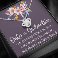 Thumbnail for Godmother Necklace, godmother proposal, fairy godmother, be my godmother